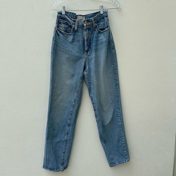 Madewell The Perfect Vintage Straight Jean Women’s Size 25 Light Wash Denim - Picture 1 of 9